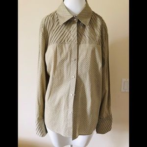 Due Per Due Long Sleeve Blouse Shirt size  16